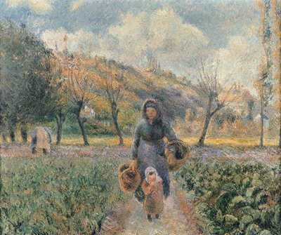 In the Garden by Camille Jacob Pissarro